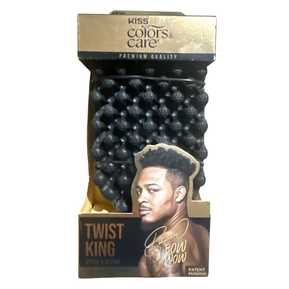 KISS Twist King Style & Define Hair Sponge Larger Twists Coils Curls KTWS04